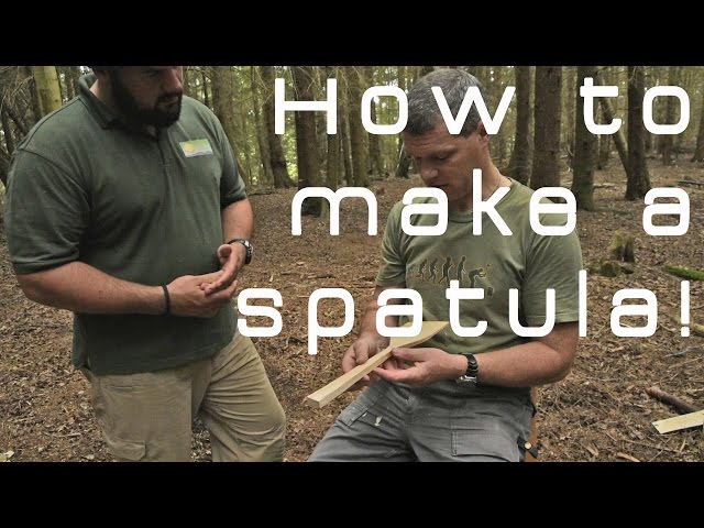 How to carve a spatula - in the woods!