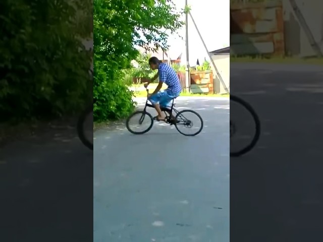 Bicycle from chainsaw