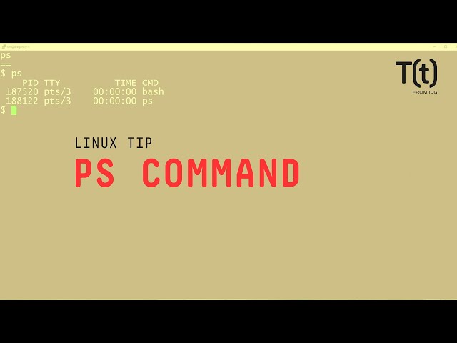 How to use the ps command: 2-Minute Linux Tips