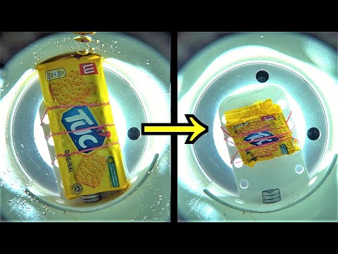 What Happens to Crackers at the bottom of the Ocean? High pressure chamber test!