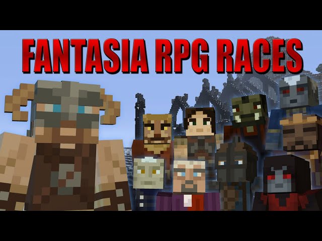 Minecraft mods Review - Fantasia RPG Races - One of the best minecraft mod