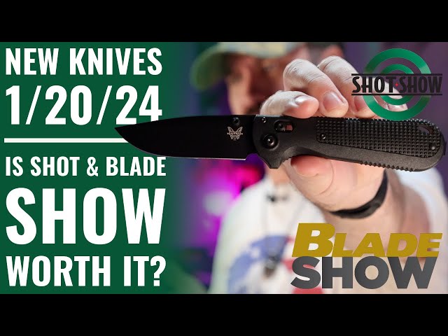 New Knives 1/20/24 | Is Blade & Shot Show Worth it?