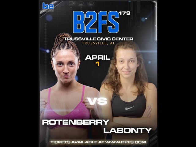 B2 Fighting Series 179 | Rebekah Rotenberry vs Shelby Labonty 105 Ammy Female