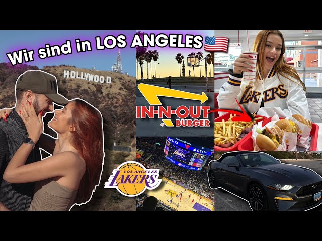 WE ARE IN LOS ANGELES!😍 Vlog: Lakers Spiel, IN-N-OUT, Venice Beach, Universal Studio🌴 | stineundmarc