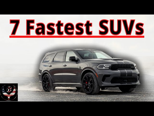 7 Fastest 0-60 American SUVs