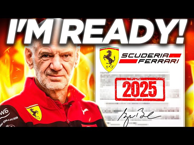 Adrian Newey JOINING Ferrari in 2025 Just Got LEAKED!