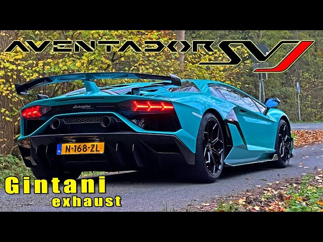 Lamborghini Aventador SVJ Gintani | 334KMH 209MPH REVIEW on AUTOBAHN