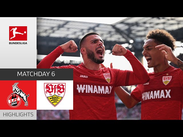 1. FC Köln - VfB Stuttgart 0-2 | Highlights | Matchday 6 – Bundesliga 2023/24