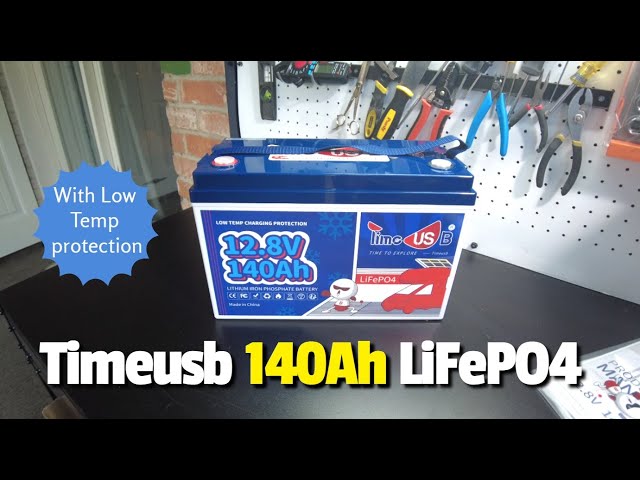 Timeusb 140Ah 12.8v LiFePO4 Lithium Battery