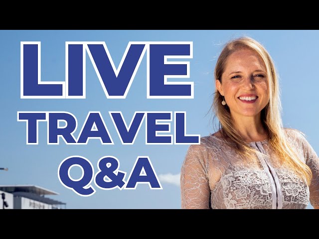 Special Announcement & Travel Live Stream Q&A 🔴