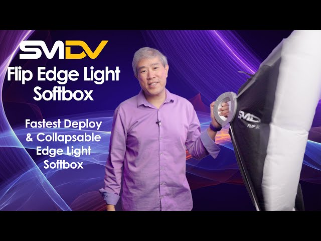 SMDV Flip Strip Nemo Edge Light - The fastest setup edge light softbox!