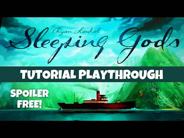 Sleeping Gods Board Game | Tutorial Playthrough | How to Play | Spoiler Free! | Let's Learn Together