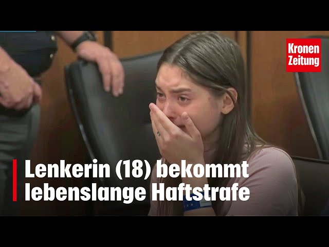 Wegen Mordes: Lenkerin (18) bekommt lebenslängliche Haft | krone.tv