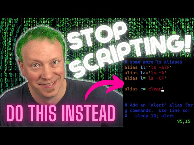 Stop Scripting!