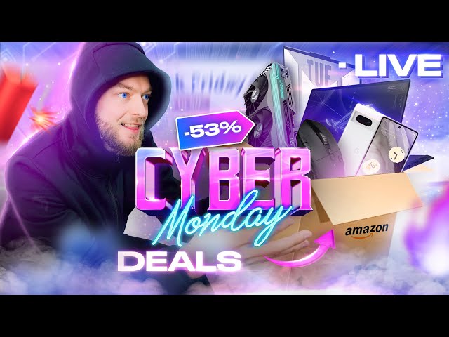 LIVE! 🔴 Searching for THE BEST CyberMonday Deals on Tech! 🤯