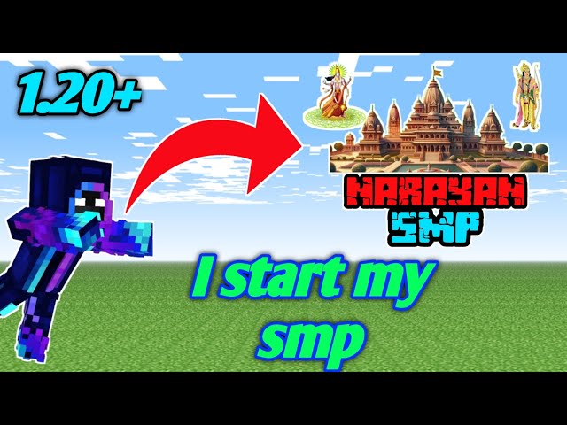 I start my new smp for mcpe 1.20+