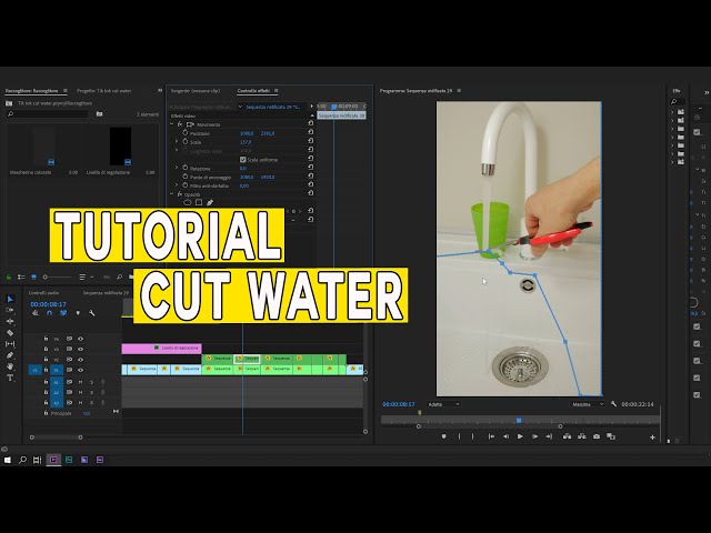 TUTORIAL: How to cut water with scissors