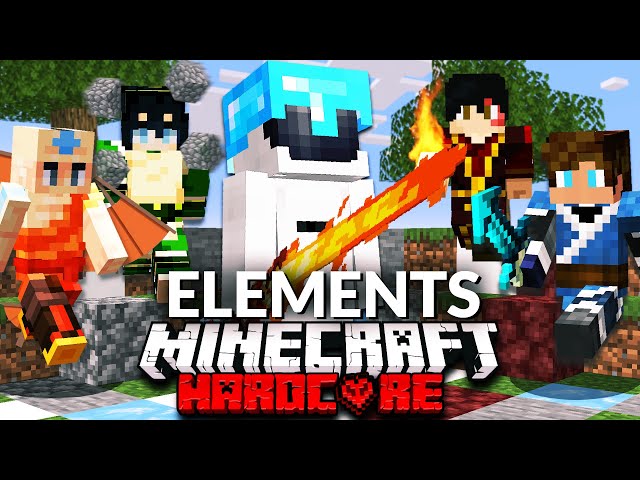 100 Players Simulate Minecraft's Elemental Tournament