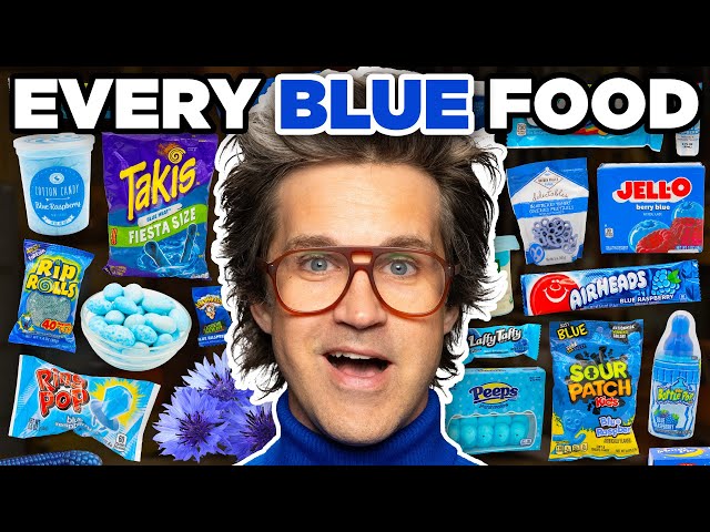 We Tried EVERY Blue Food