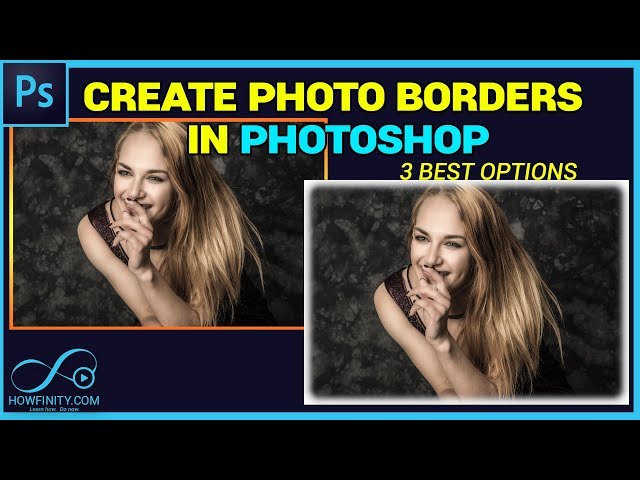 How To Add BORDERS To Images in Photoshop