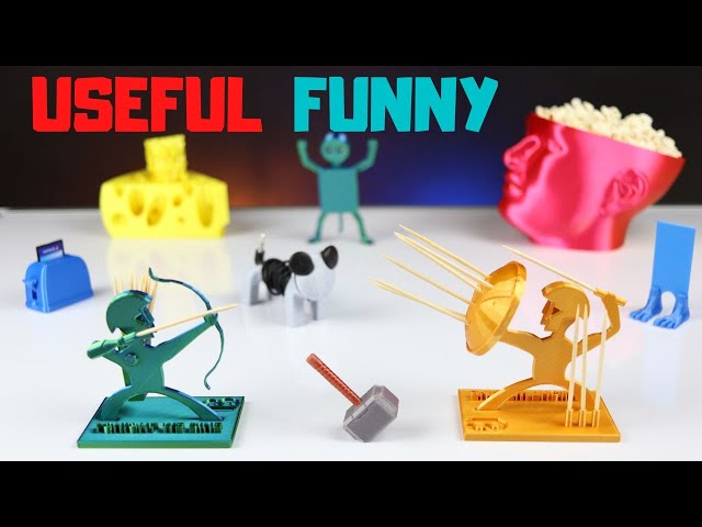USEFUL & FUNNY Things to 3D Print
