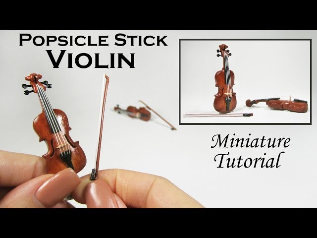 DIY Miniature Violin Tutorial 🎻
