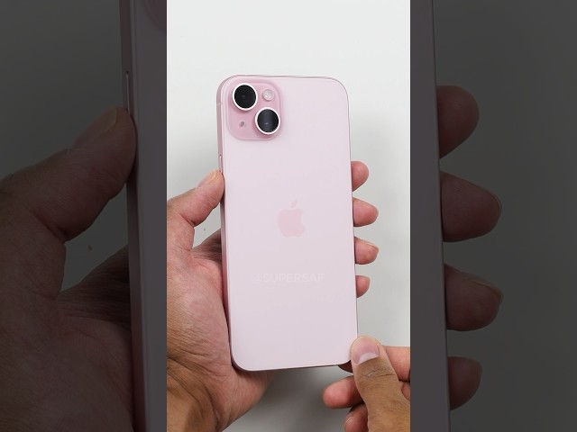 iPhone 15 Plus Pink Unboxing