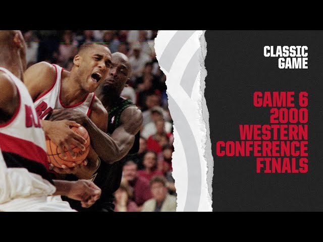 Blazers beat Lakers in Game 6 of the 2000 Western Conference Finals | Classic Trail Blazers Games