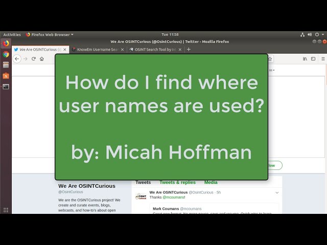 10 Minute Tip: Finding Usernames Fast!