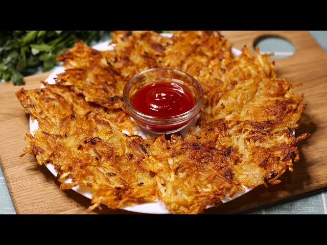THE CRISPIEST HASH BROWNS! The SECRET of cooking HASH-BROWNS lies in this recipe!