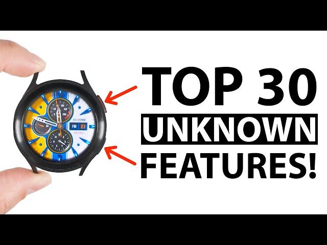 Top 30 Unknown Samsung Galaxy Watch 5 Features!