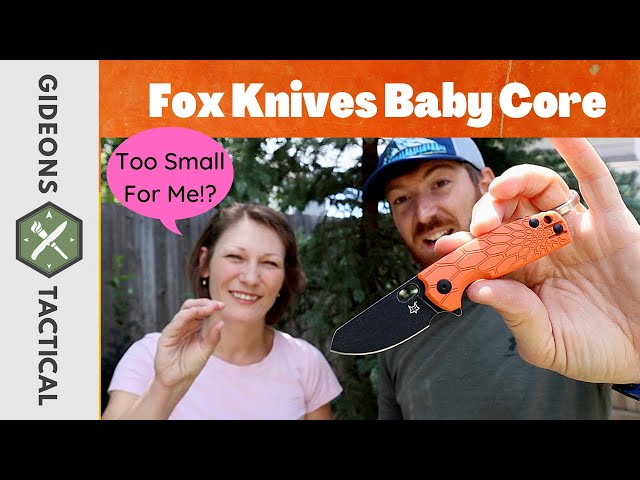 TOO SMALL FOR HER!? Fox Knives Baby Core