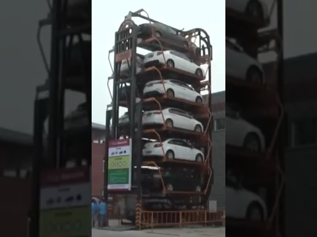 The Most Advanced Vertical Car Parking System !