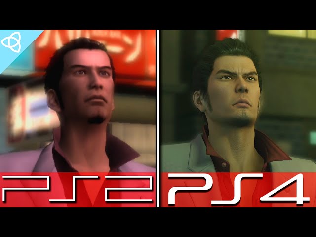 Yakuza - PS2 Original vs. PS4 Remake (Kiwami) | Side by Side