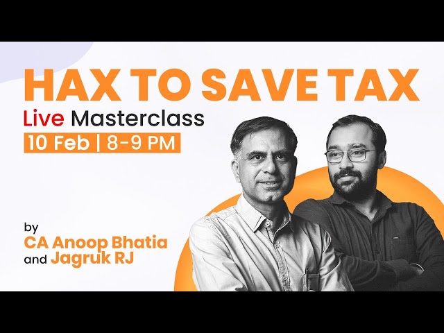 HAX to Save TAX | LIVE Masterclass