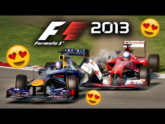 Playing F1 2013 but it's 10 YEARS LATER