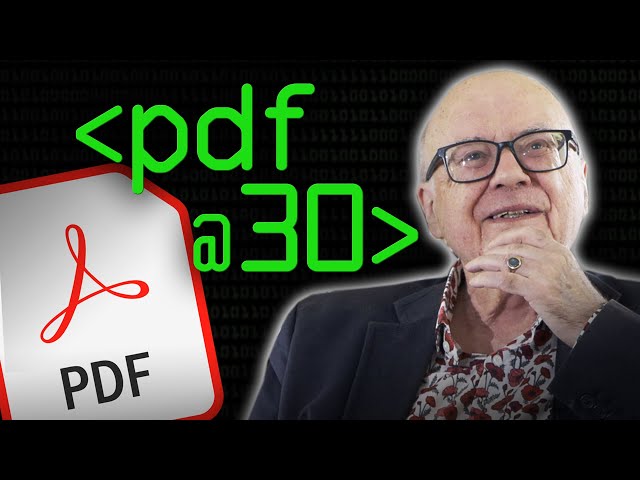 Discussing PDF@30 Years Old - Computerphile