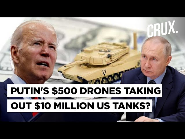 Cheap Russian FPV Kamikaze Drones Spelling Doom For US Abrams, German Leopard Tanks In Ukraine War?