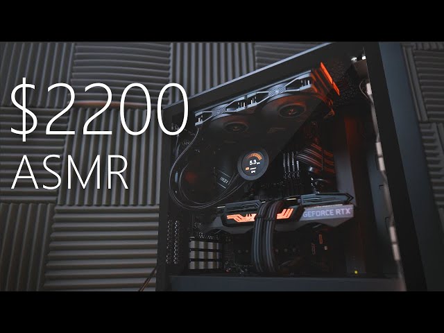 $2200 Gaming PC Build "Coal" [NO COMMENTARY ASMR]