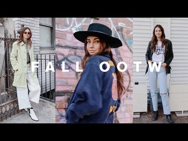 my fall thrifted outfits of the week in nyc!