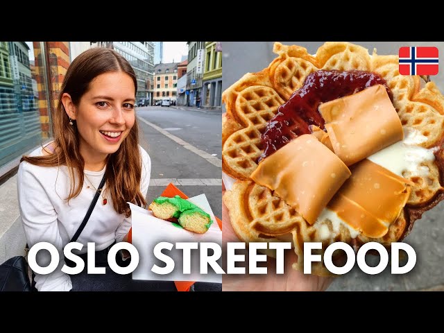 OSLO'S Best Street Food: Grilled Cheese, Hot Dogs, Waffles, Food Markets 🇳🇴