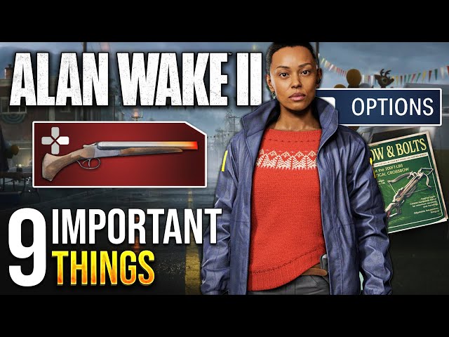 Alan Wake 2 Best Settings, Words of Power, Combat, Weapons & Upgrades