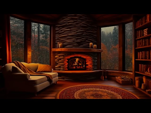 Embrace Serenity in a Cozy Treehouse with a Crackling Fireplace - Great Rain to Relax Tired Body