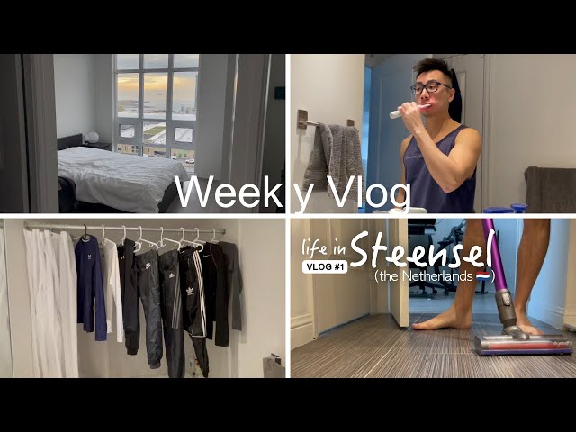 Vacuum and laundry day before heading to the Netherlands | RELAXING SILENT VLOG #1