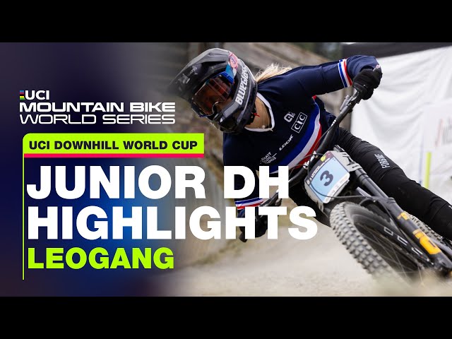 Leogang Downhill Junior Women Race Highlights | UCI Mountain Bike World Series