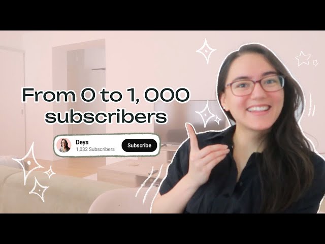 I hit 1,000 subscribers after 9 months (here's what i learned)