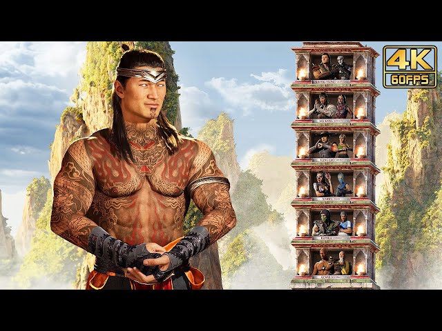 Mortal Kombat 1 - LIU KANG Klassic Towers Gameplay (Very Hard Difficulty) @ 4K 60ᶠᵖˢ ✔