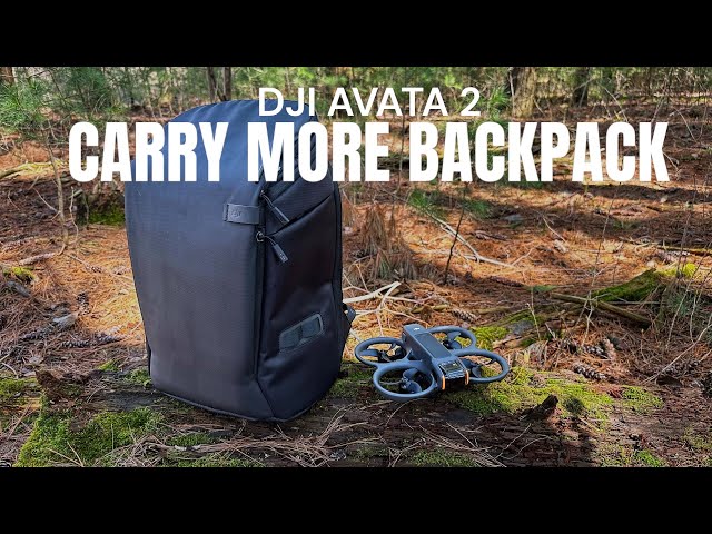 DJI Avata 2 and DJI Carry More Backpack (How Does It Fit)