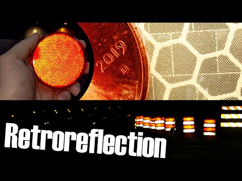 Retroreflectors; they're everywhere, and they cheat physics (sort of)