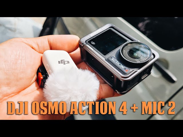 Using DJI Osmo Action 4 with DJI Mic 2